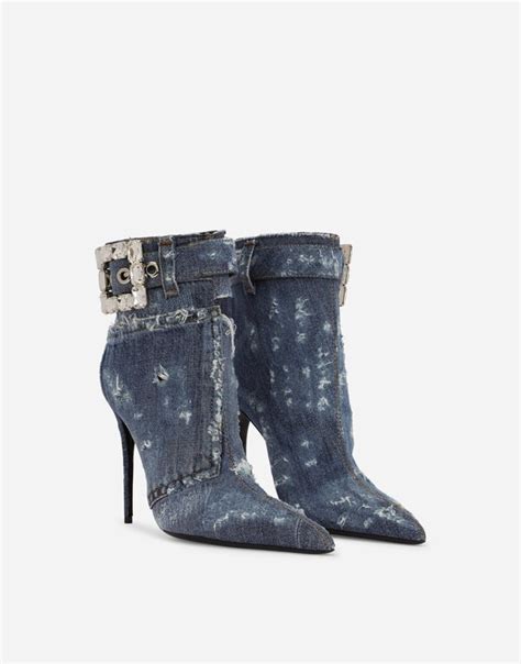 dolce and gabbana rhinestone boots